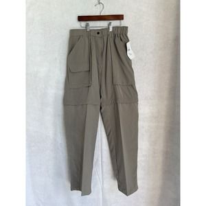 Rugged Exposure Men's Convertible Pants Brown/ Tan 28x30 Brand New with tags Zip